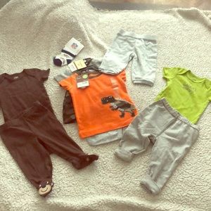 3 months! Onesies, pants, shorts, socks! All new!